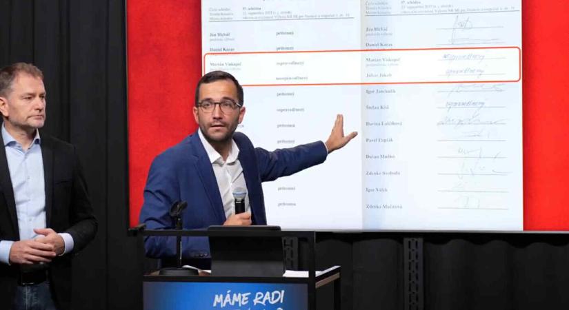 Hivatalos dokumentumokat hamisítanak a parlamentben Matovičék szerint