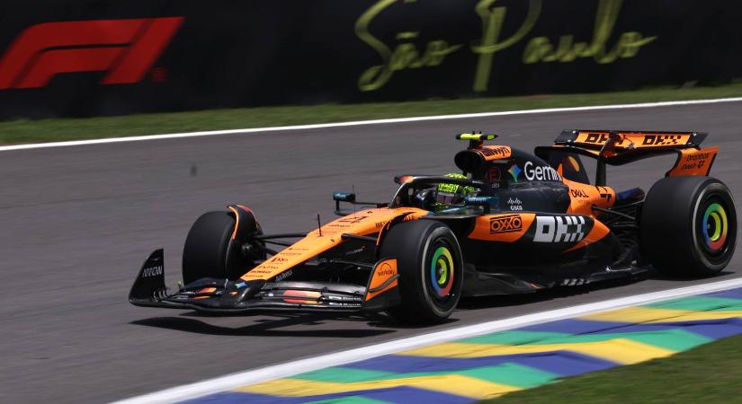 Mclarenes adok-kapok a Sao Pauló-i edzésen