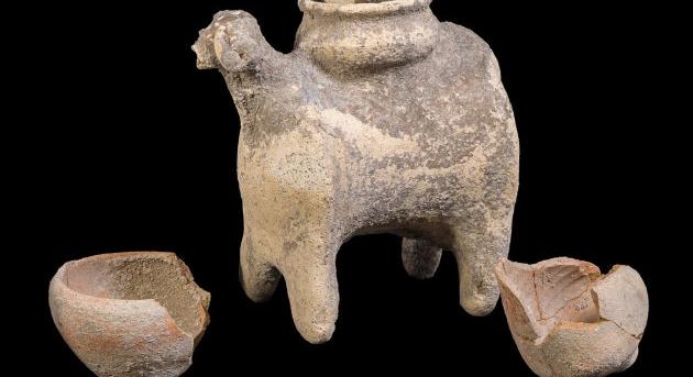 Ősi szőlőprés a Jezréel-völgyben