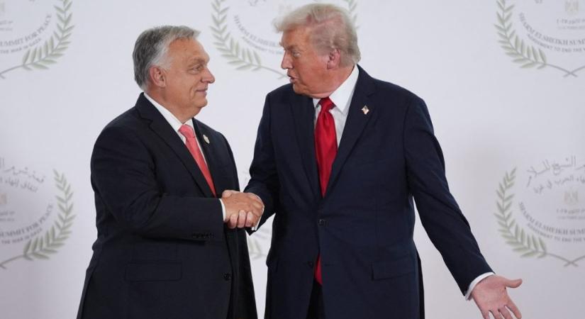 Elindult Orbán Viktor Donald Trumphoz