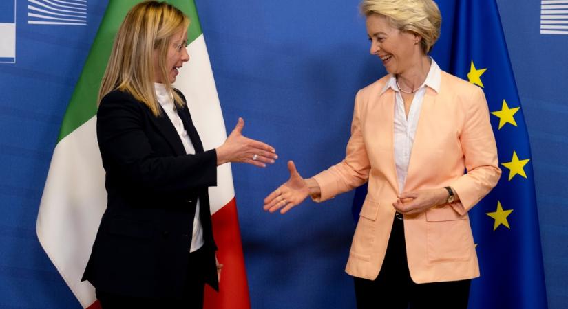 Ursula von der Leyen nem akarja magára haragítani Giorgia Melonit