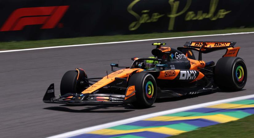 Norrisé a pole a sprintidőmérőn, Antonelli második Brazíliában!