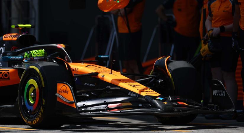 Norrisé a sprintpole Brazíliában: „Nehéz volt, mindenki készüljön esőkabáttal szombaton!”