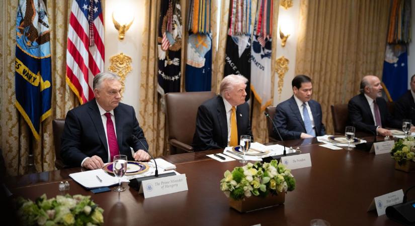 Fotókon a washingtoni Trump–Orbán-találkozó (GALÉRIA)