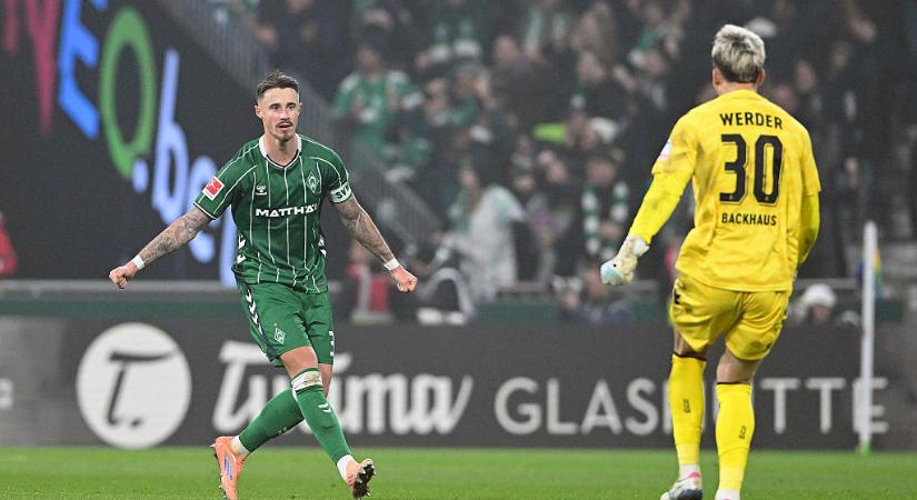 Bundesliga: hátrányból felállva győzte le a Wolfsburgot a Werder Bremen! – videóval