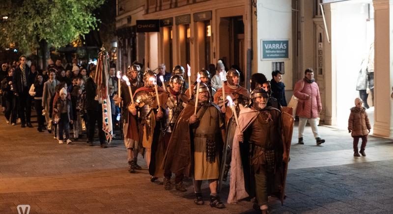 Lampionos felvonulás Szent Márton tiszteletére Szombathelyen