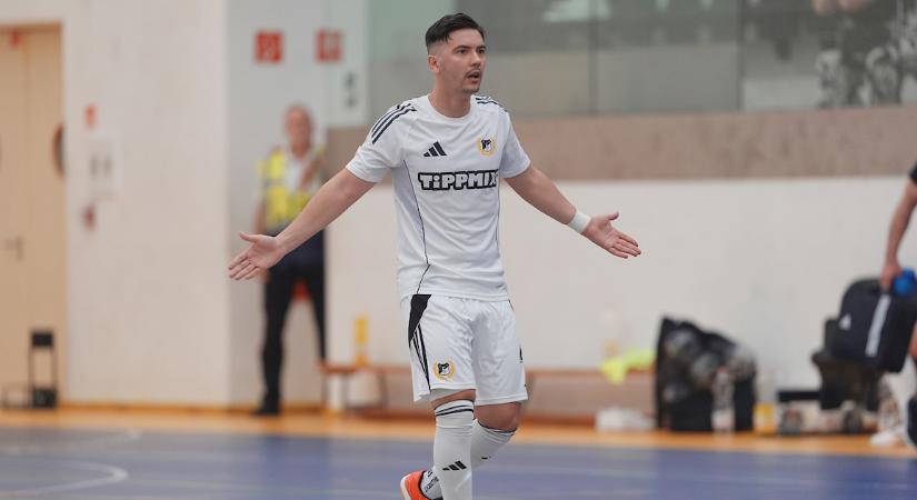 Fordulatos meccsen egy pontot szereztek a DEAC férfi futsalosai