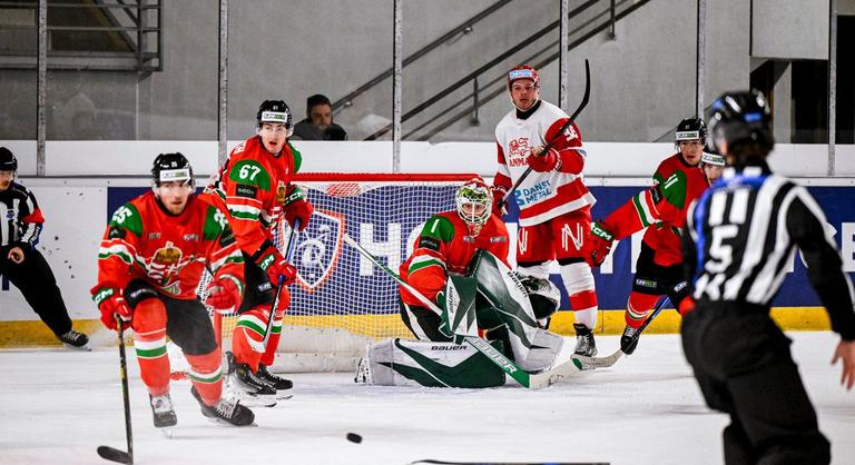 Hátrány volt az emberelőny, a magyar hokiválogatott újabb vereséget szenvedett