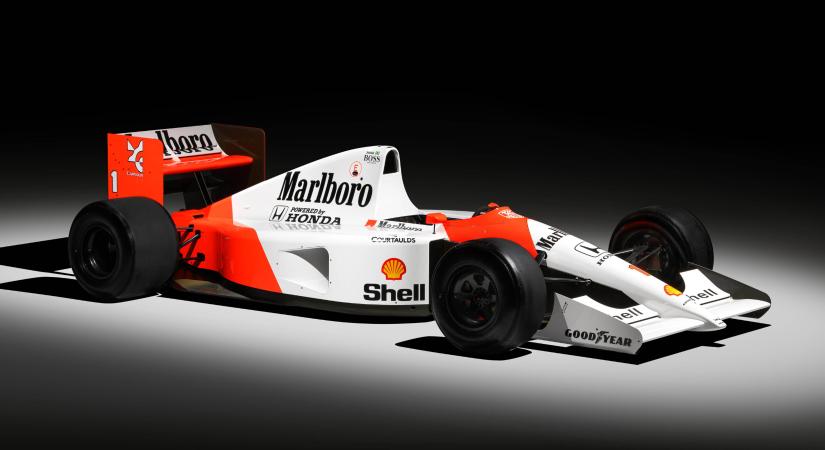 Ayrton Senna legendás McLarenje kalapács alá kerül – 9 millió font felett várják az árat!