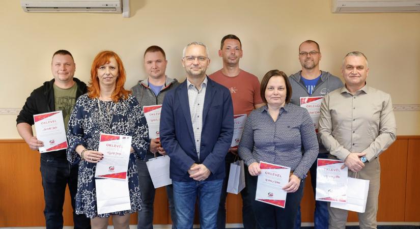 A hónap dolgozóit köszöntötték