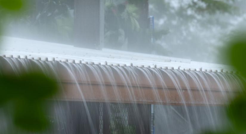 Özönvíz árasztotta el megyénk egyik települését az éjszaka