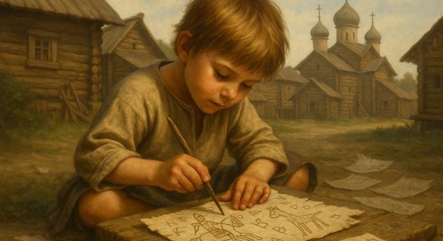 A kis Onfim és a nyírfakéreg-írások