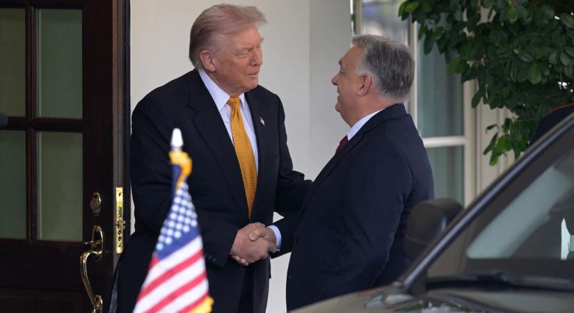 Látványos fotókkal jelentkezett Orbán Viktor a Donald Trumppal való találkozóról