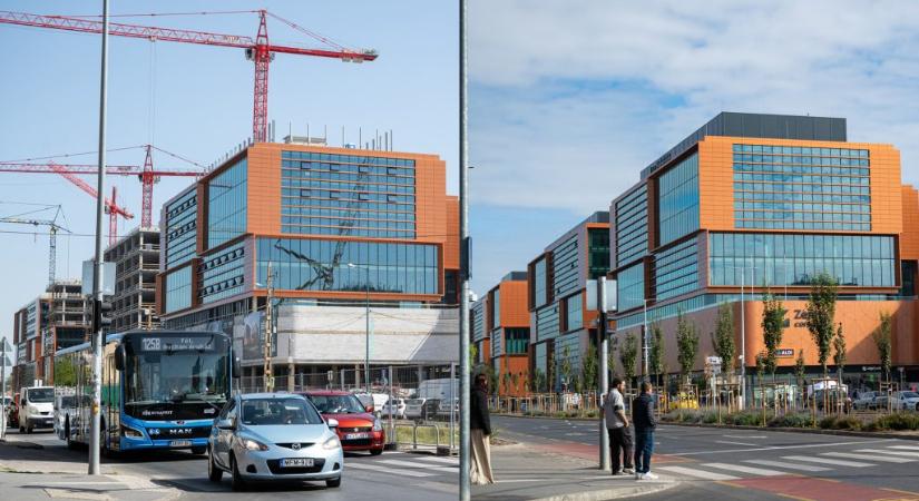 Átadták a zuglói óriásplázát, a problémák sorával küzdő új városközpont szívét