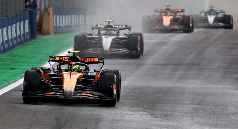 Norris győzött, Piastri a falnak csapta a brazil sprintfutamon!