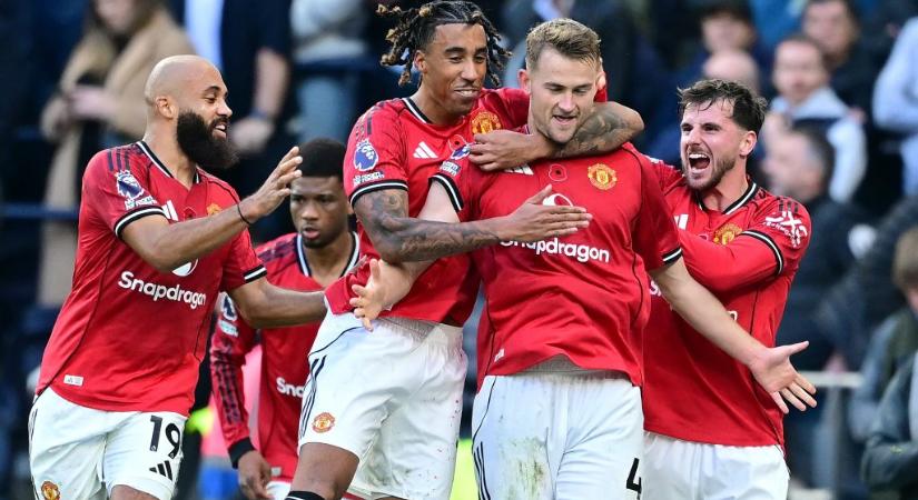 A Spurs vezetést szerzett a 91. percben, mégsem győzte le a Manchester Unitedet