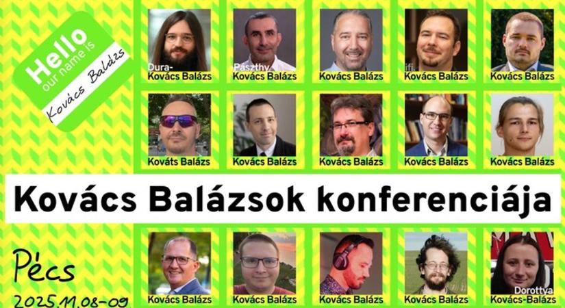 Elárasztották a várost a Kovács Balázsok – Különleges eseményre érkeztek