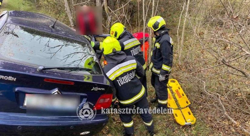 Helyszíni fotók a Keszthely térségében történt balesetről – mentőre is szükség volt