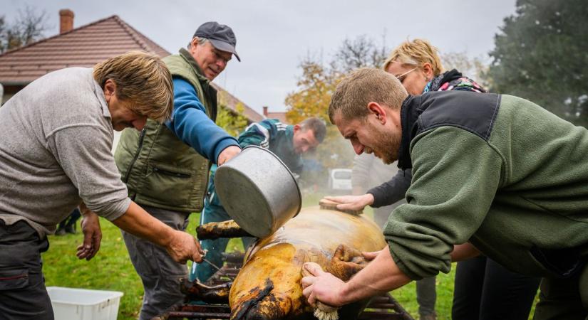 Iváni Disznóságok pálinkával, kolbásztöltés és töpörtyűsütés féltett receptekkel - fotók, videó