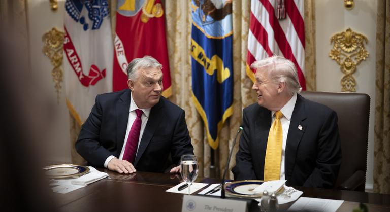 Még a Holdról is látszott Donald Trump és Orbán Viktor washingtoni találkozója