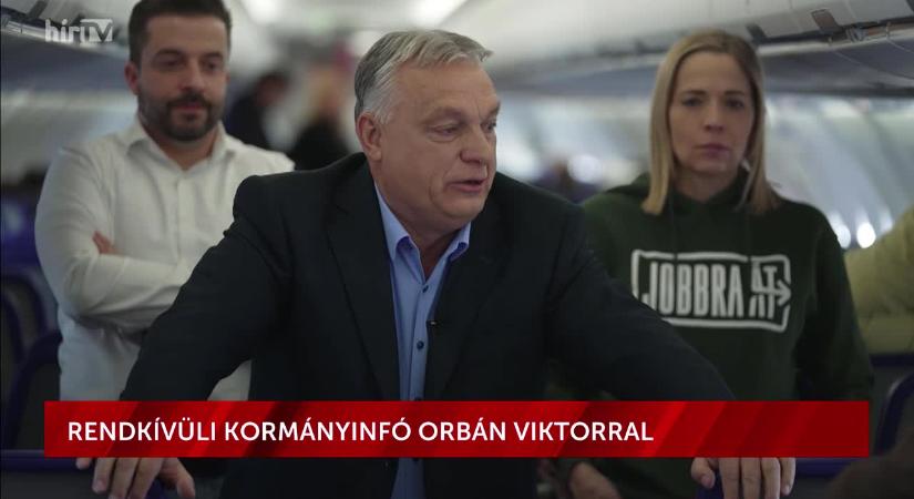 Rendívüli Kormányinfó – A levegőből jelentette be Orbán Viktor a történelmi Trump-alku részleteit  videó