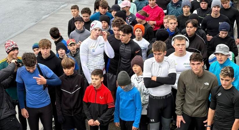 Jótékony célért futottak az MVM Szegedi VE tagjai