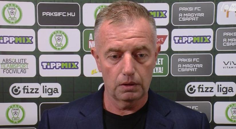 Révész a Paks elleni zakó után úgy volt önkritikus, hogy közben szépen beleszállt a csapatába