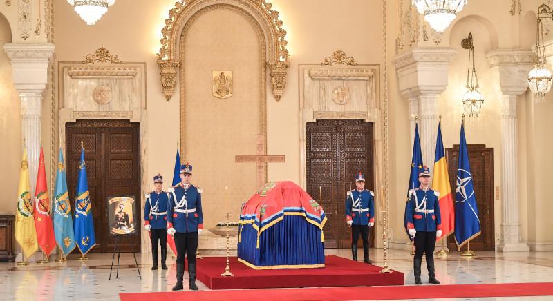 A Cotroceni-palotában ravatalozták fel Moldva utolsó fejedelmének földi maradványait