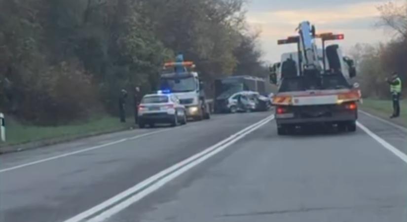 Videófelvételen a reggeli halálos baleset helyszíne