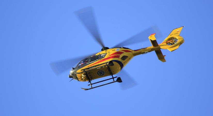 Most jött: bajba jutott egy sportoló Magyarországon, mentőhelikopter érkezett hozzá