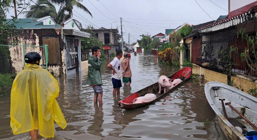 900 ezer embert kellett kitelepíteni a Fülöp-szigeteken a szupertájfun miatt