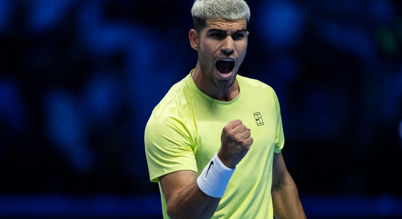 Alcaraz fontos lépést tett az év végi világelsőség felé