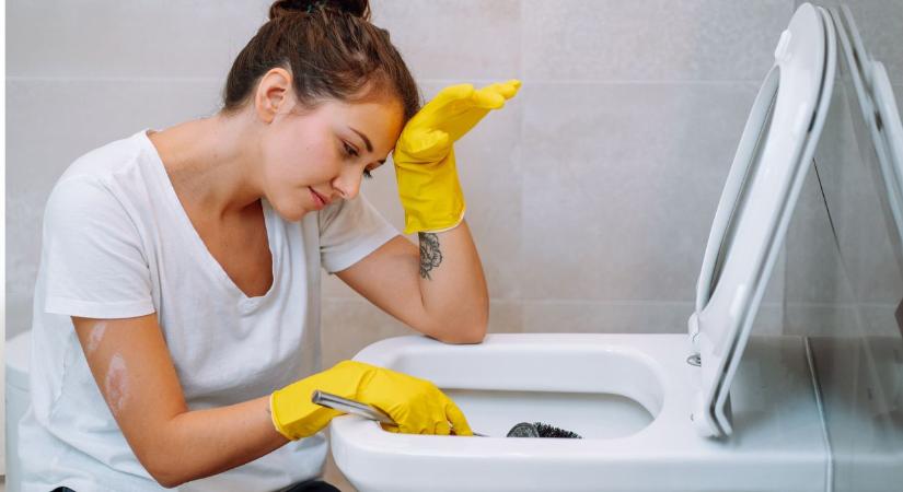 Így tűnnek el nyomtalanul a sárga csíkok a vécékagylóból – csak egyetlen dologra lesz szükséged