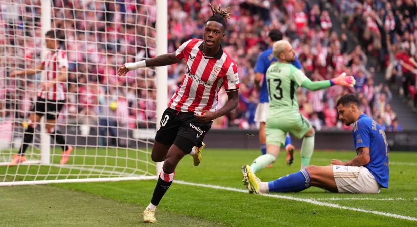 Nico Williams megrúgta a hétvége gólját Spanyolországban