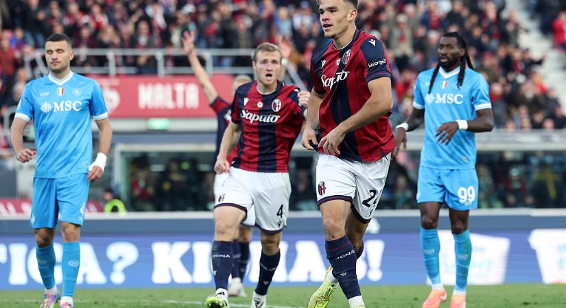 Serie A: a Bologna otthonában szenvedett vereséget a Napoli! – videóval