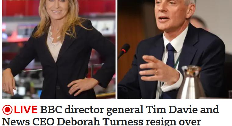 Lemond a BBC főigazgatója és hírigazgatója is a Trump beszéd összevágása miatt