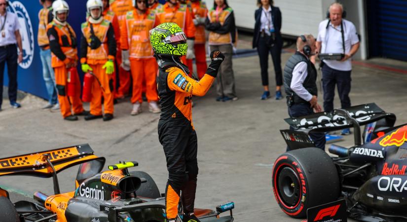 Megható gesztust tett brazíliai győzelme után Norris