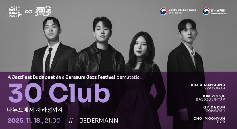 A dél-koreai 30 Club jazz kvartett