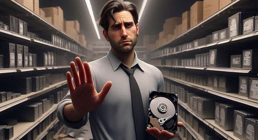 Elfogyhatnak a boltokból bizonyos merevlemezek - természetesen az MI miatt