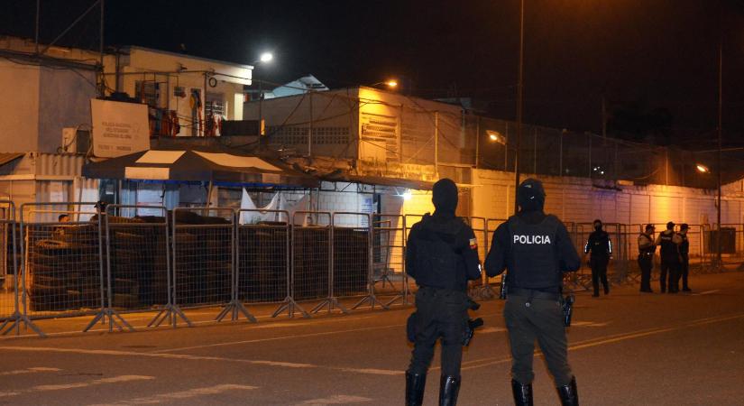 Legkevesebb 31 rab meghalt egy börtönlázadás közben Ecuadorban