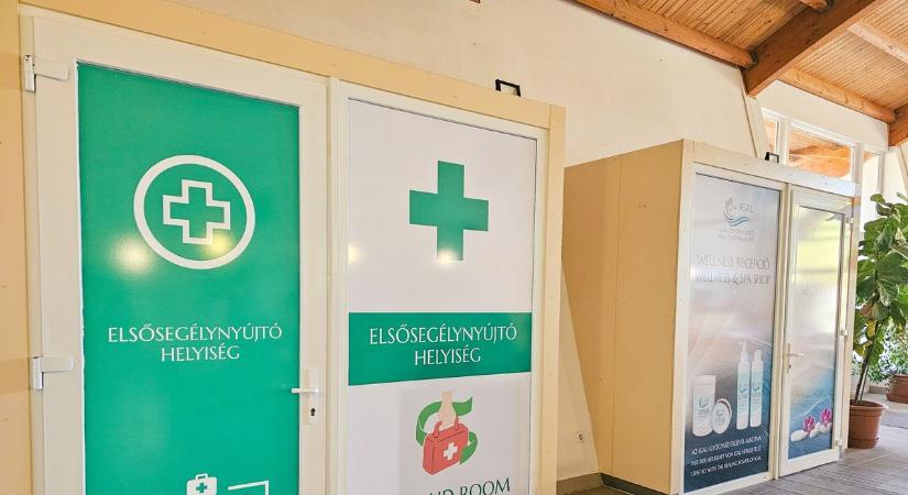 Biztonság: szintet lépett a dunántúli gyógyfürdő