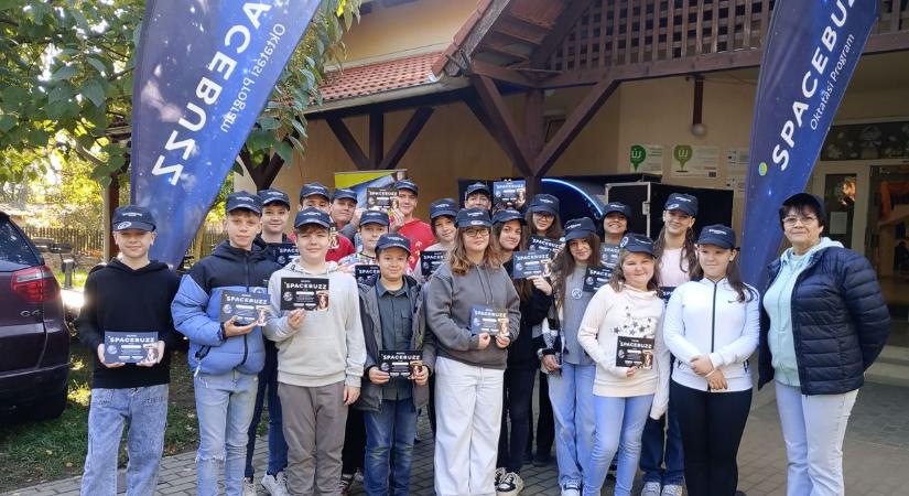 A világűrben ,,jártak” a tiszateleki diákok