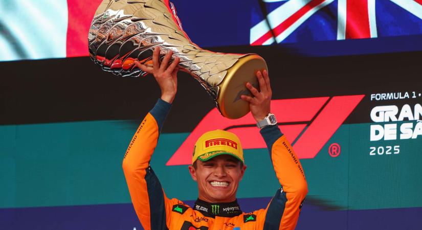 Norris: „Nem fordulópont, csak újabb győzelem” – 24 pontos előnnyel vezeti a bajnokságot