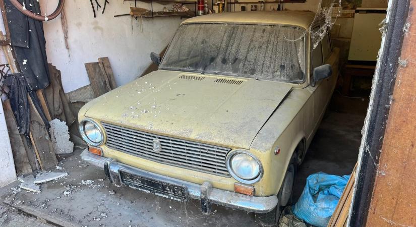 Kincset érő Lada került elő egy nyergesújfalui garázsból