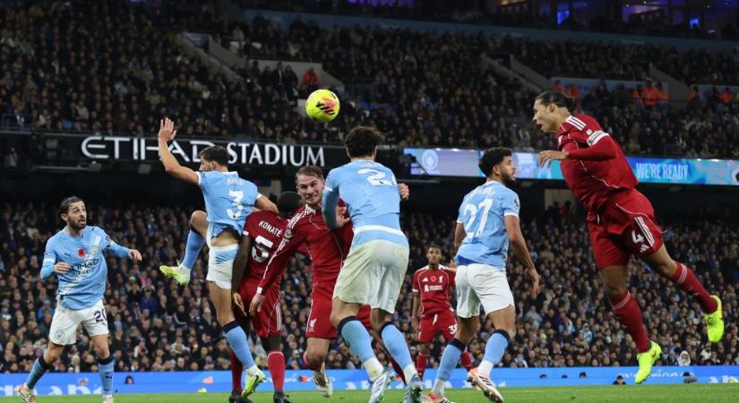 A Liverpool edzője és a szakkomentátorok sem értették, miért nem adták meg Van Dijk gólját a City ellen