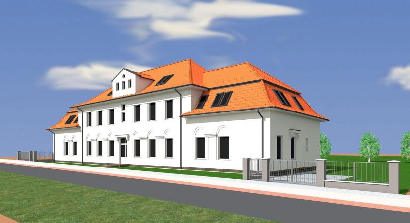 Társasház épülhet Gönyűn - látványterv