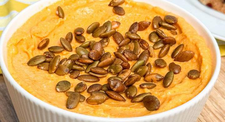 Mennyei, sütőtökös fetakrém: a görög joghurttól lesz krémes