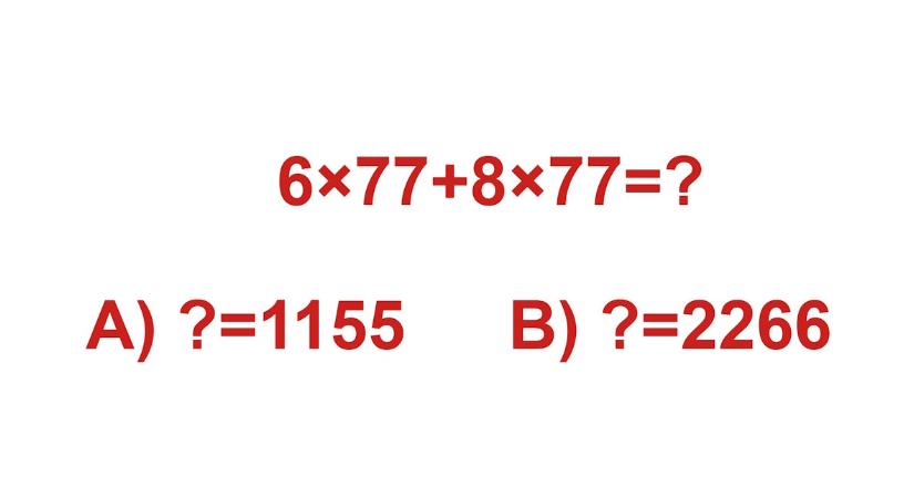 Agykarbantartó matek: önnek 140 feletti az IQ-ja, ha 15 másodperc alatt megmondja, melyik a helyes eredmény!