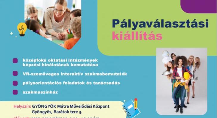 Pályaválasztási kiállítást szerveznek Gyöngyösön 