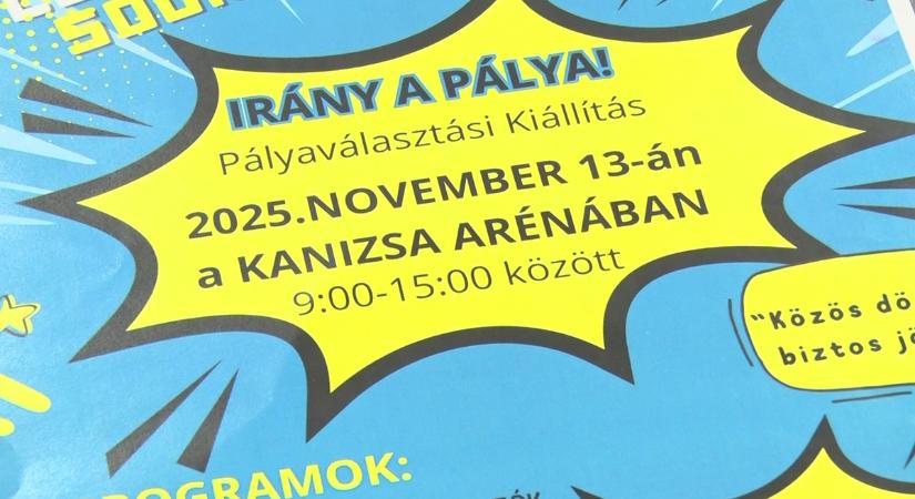 Pályaválasztási kiállításra várják a nyolcadikasokat